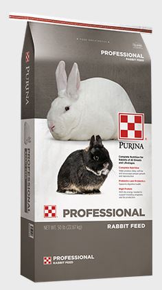 Purina Mills Professional Rabbit Feed 50#*EXTRA SHIPPING*